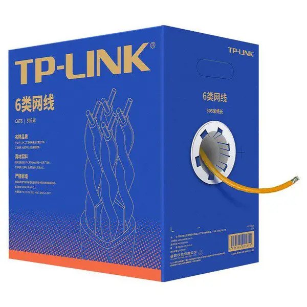 普联TP-LINK TL-EC6-305 六类非屏蔽网络工程线0.535线径