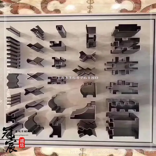 异形不锈钢线条定做/U型槽不锈钢线条冷压刨坑成型
