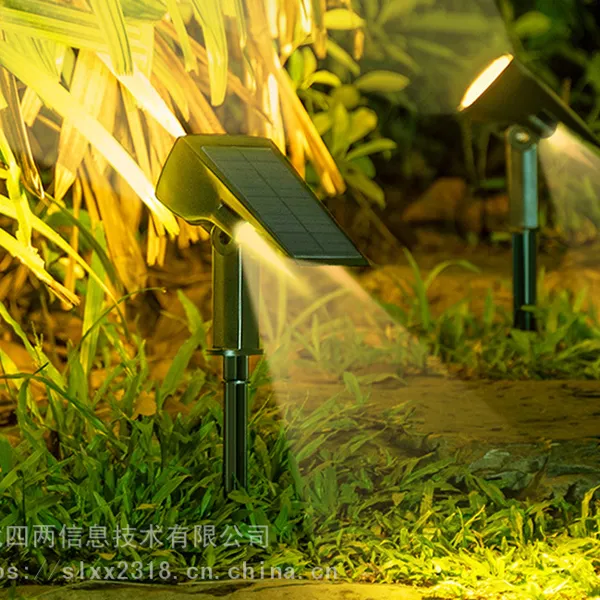太阳能灯壁灯草坪户外庭院灯花园灯草地灯LED投射灯四两科技