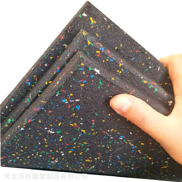 健身房橡胶地板满天星减震垫力量区地胶华体防滑隔音垫1