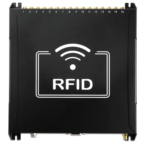 XZ-R8016 RFIDʮ��ͨ����д�� 16�ڳ���Ƶrfid��ͨ��֧�ֶ��ο������� ������ܶ���������ʶ��rfid��д�豸