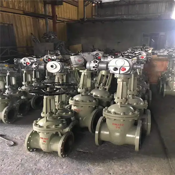 电动阀Z941H-16C DN100高温蒸汽导热油矿用防爆电动铸钢法兰闸阀