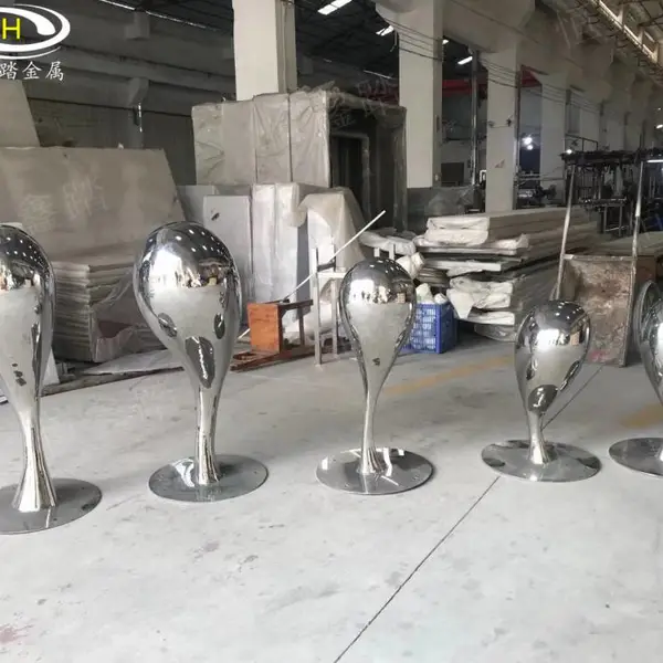 供应镜面水滴不锈钢造型 吊顶装饰水滴造型 水景不锈钢水花