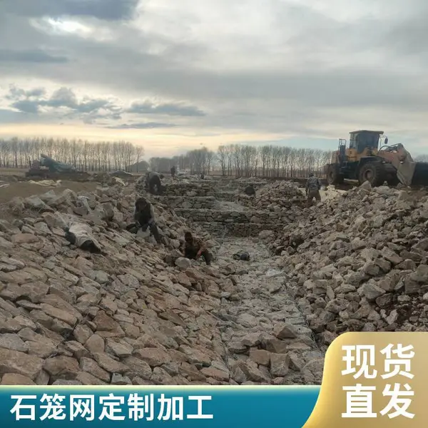生态景观石笼网 绿滨垫 雷诺护垫 河道治理 边坡绿化用 安平厂家