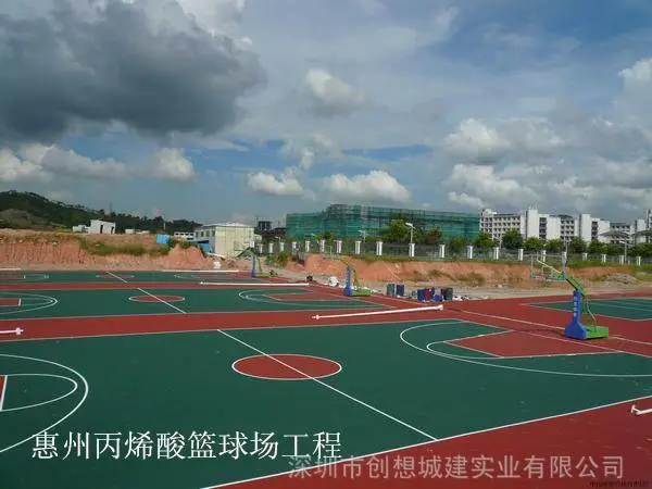 深圳球场建设,丙烯酸球场建设,丙烯酸球场施工,丙烯酸地面施工