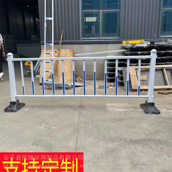 湖南景区道路护栏蓝白色加工定制