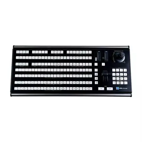 vMix cs 240 特效切换台 晚会直播控制台 24路导播台 虚拟演播室 一键录制