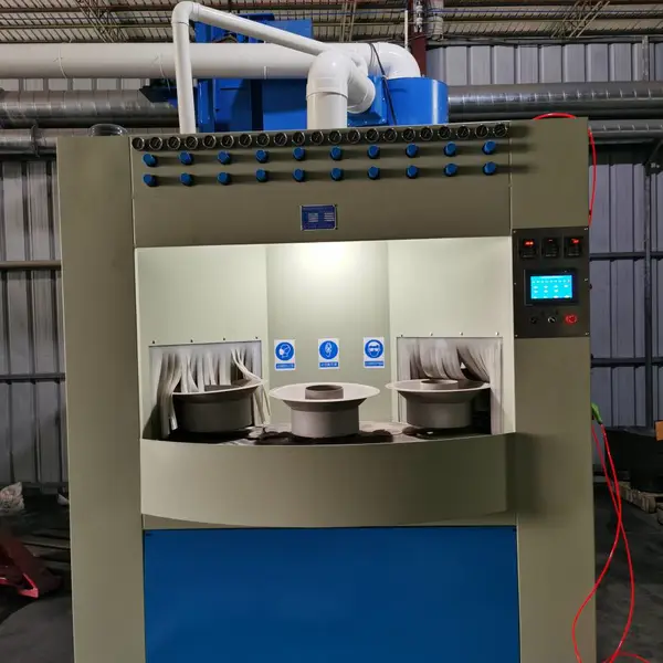 供应百洲BZ-380-20蛋糕模具自动打砂机佛山喷砂机