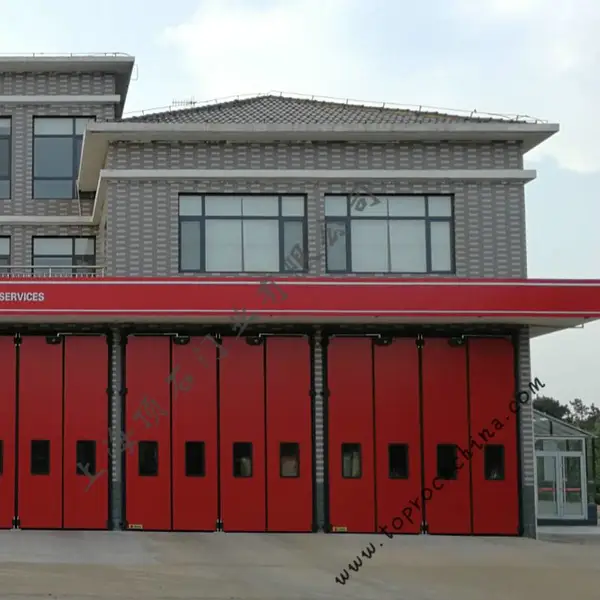 山东 电动折叠车库门 消防车库门
