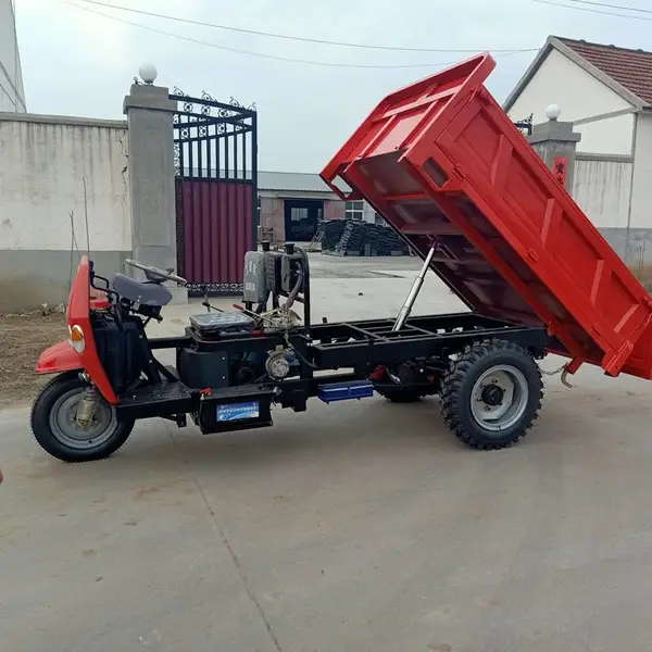 柴油三轮翻斗车 小型农用三轮自卸车 高低速三轮车