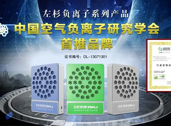 左杉负氧离子发生器小粒径负离子机家用空气净化器