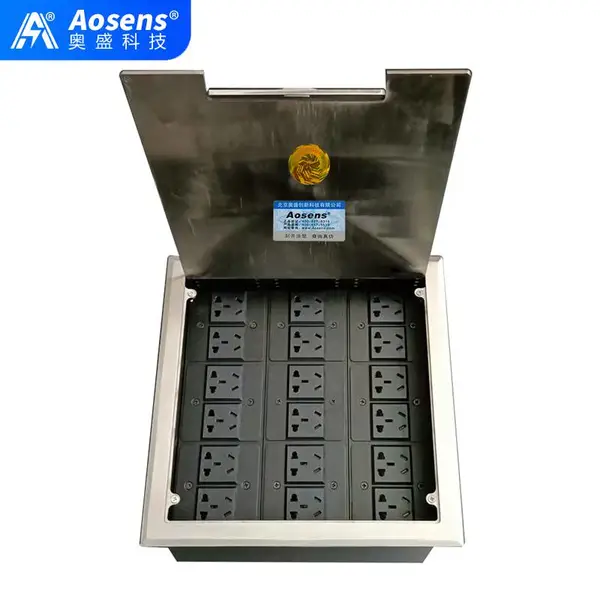 Aosens奥盛 AS-DK-3002P/W 开启式地插 信息插 电源插座 空架