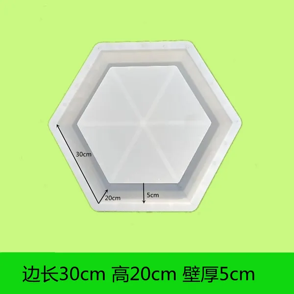 六角护坡塑料模具制造商30*20*5CM空心六角案例模具