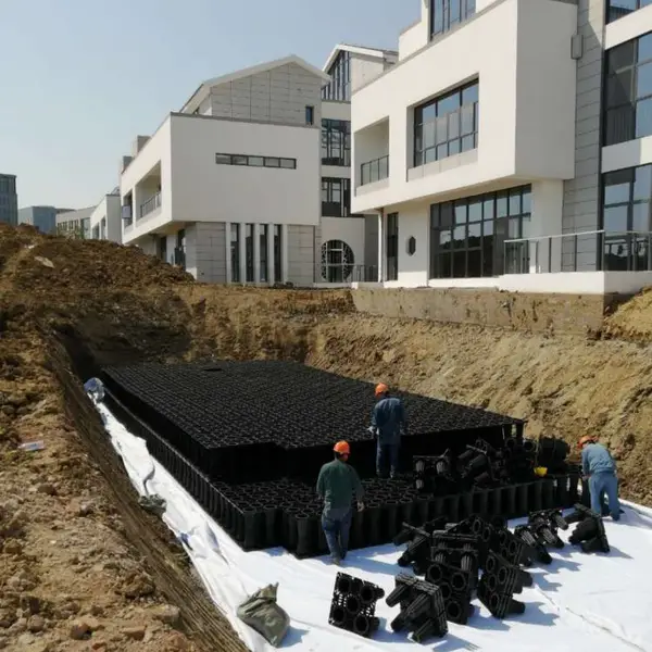 【苏州山古环保】雨水工程施工、安装、收集模块