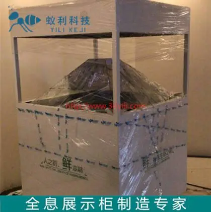 蚁利科技 YL3D悬浮投影设备供应商 泉州分光镜玻璃原片及工艺 福州全息珠宝展示柜工厂定制租赁
