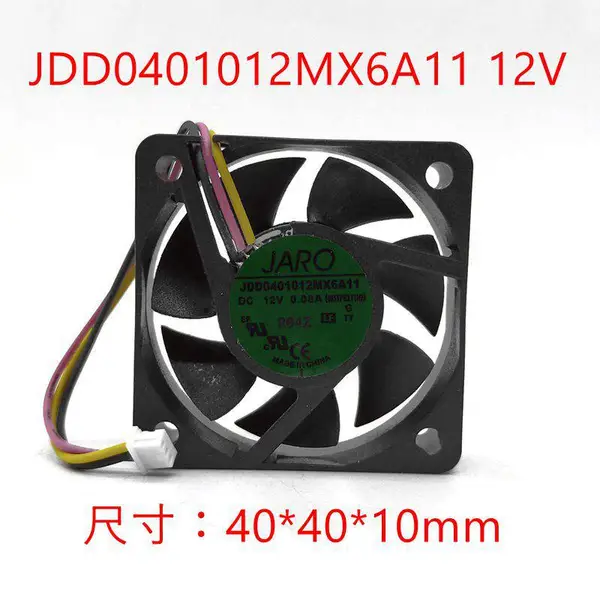 JDD041012MX6A11 4010 12V 电脑北桥风扇 工控主板芯片风扇4CM***