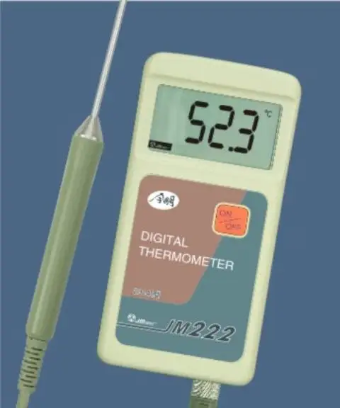 JM222便携式数字温度计 宽温测温LCD显示 自校准功能