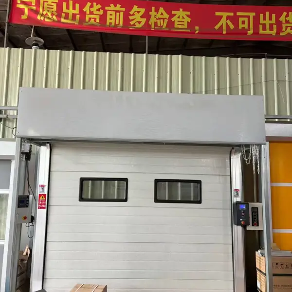 惠华工业快速堆积门 抗风高速堆积门 仓库物流自动提升堆积门
