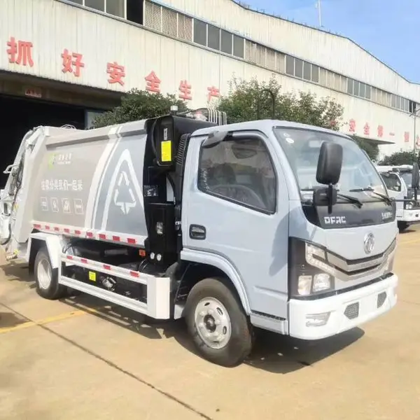 国六排放东风小多利卡压缩式垃圾车6方容积多少钱