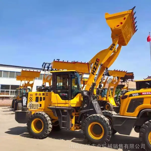 中小型装载机厂家 建筑工地用小铲车 街道社区垃圾清理装载机