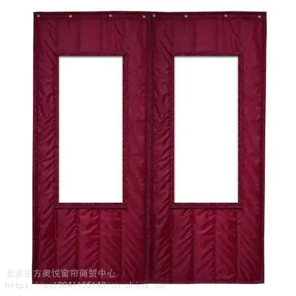 东方奥悦 保温防水皮革牛津布棉门帘磁吸 抗风性强 支持定制