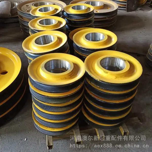 行车配件热轧滑轮片 单双梁吊钩滑轮 起重机滑轮