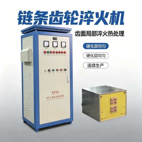 链轮淬火机 高频感应淬火设备 齿轮链轮齿面热处理淬火机厂家