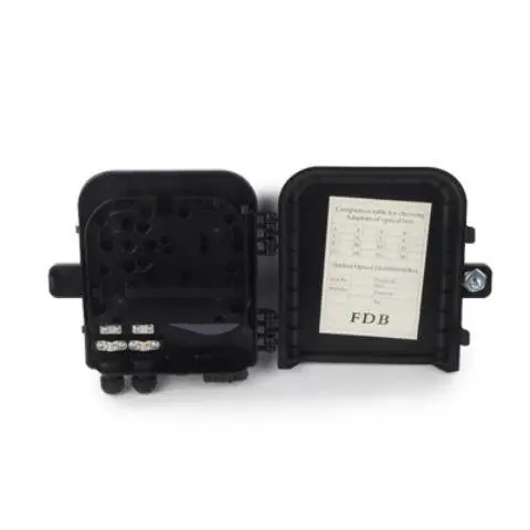 ZN-F08C 8芯光纤分纤箱 PC+ABS壁挂分光箱 慈溪通信器材厂家