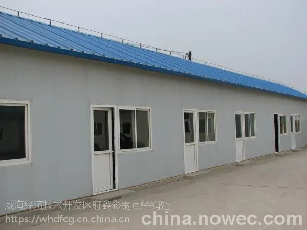 威海府鑫彩钢 720型彩钢瓦 彩钢板房 彩钢防火活动板房搭建