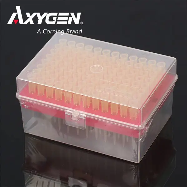 Axygen爱思进 T-200-Y-R-S 200ul无菌灭菌盒装吸头 黄色吸头 实验室耗材