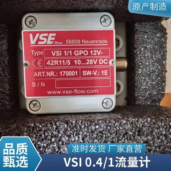齿轮流量计 VSE VSI 2/1 GPO 12V