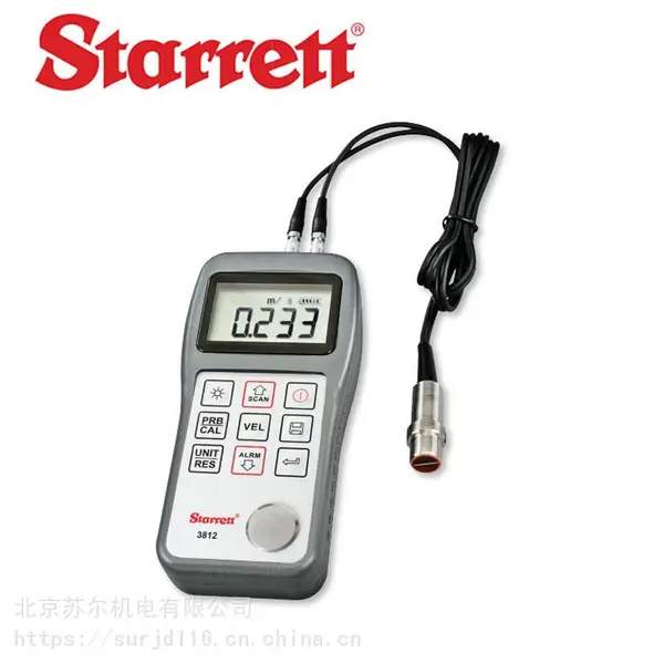 供应美国Starrett施泰力 超声波测厚仪 3812系列 检测仪