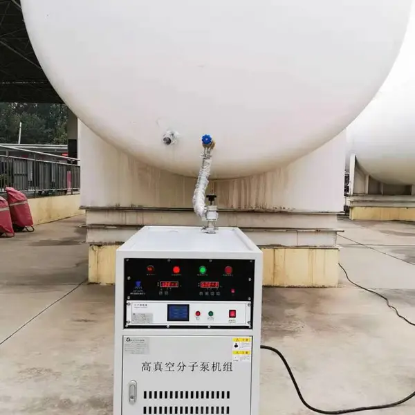 博越真空BYFJ-600F系列LNG储罐抽真空设备有***团队研发设计