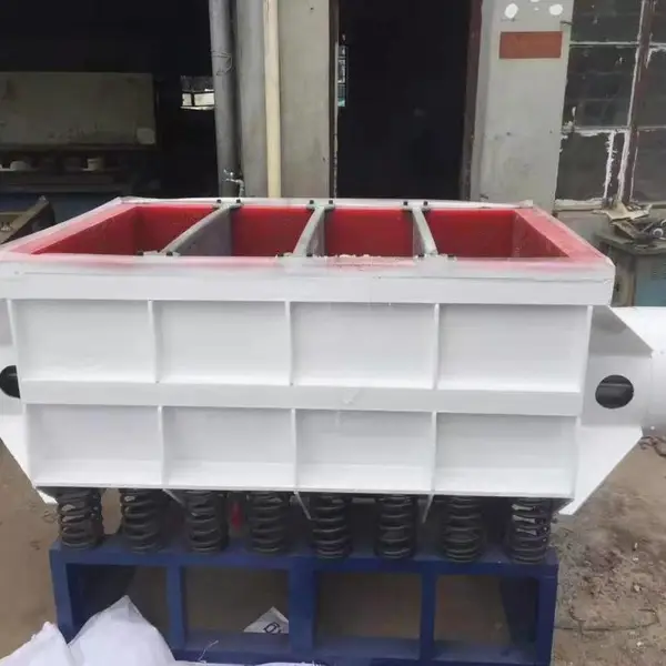 上海金属棒料大件长管件去毛刺抛光槽式振动光饰机槽式振动研磨抛光机