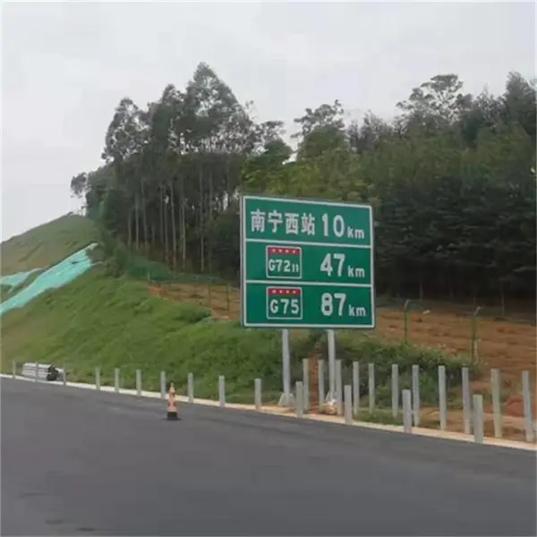 城市公路F型T型标牌立柱 镀锌交通组合杆件 支持来图定制
