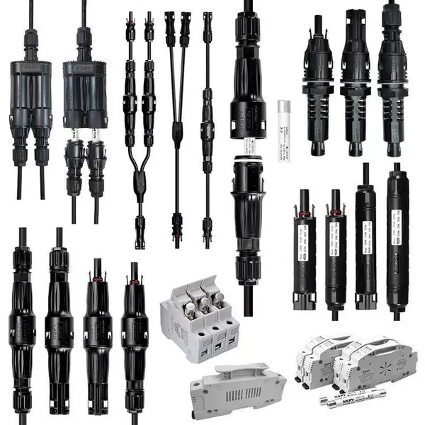 光伏组件保险丝连接器直流1500V太阳能发电系统熔断器座保护器件