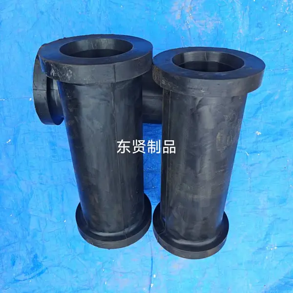 供应DN150管夹阀胶套 阀门衬套圆柱形耐磨缓冲胶套 加工