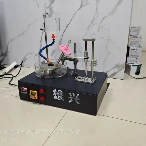 雄兴永磁同步电机宝石刻面机,可调速实现精确研磨与抛光