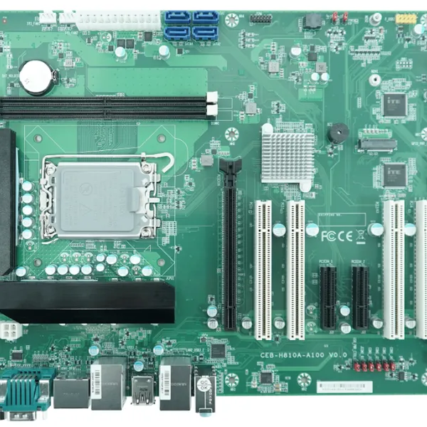 CEB-H810A-A100 Intel H810 Chipset, 2 x LAN, HDMI2.0/2 x DP++, 6 x COM, 9 x USB, 3 x PCIe, 4 x PCI, 1 x M.2, ATX MB
