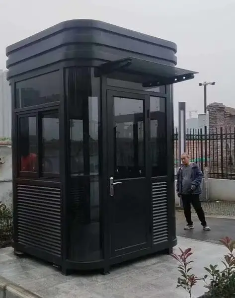四角圆弧钢结构岗亭 2000*2000*2800