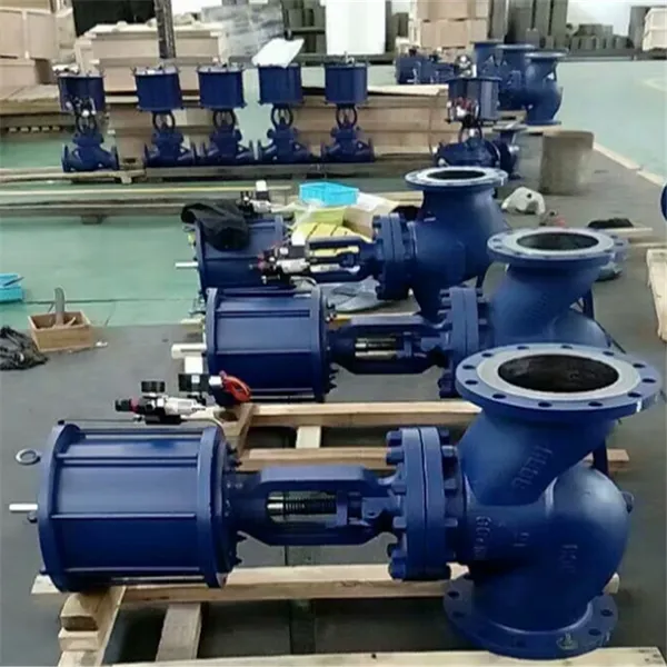 淄博阀门维修WJ641H-16C DN40 铸钢材质 气动截止阀 法兰连接