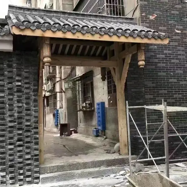 成都花园木亭子_葡萄花架_木油喷漆_上门施工