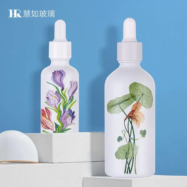 供应100ml精油玻璃瓶 原液瓶 化妆水玻璃瓶
