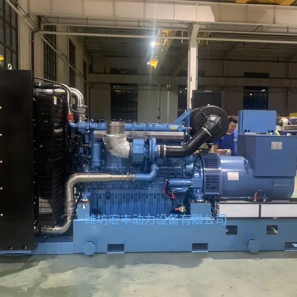 500kw潍柴动力500千瓦全自动柴油发电机组 6M33D633E200 动力强