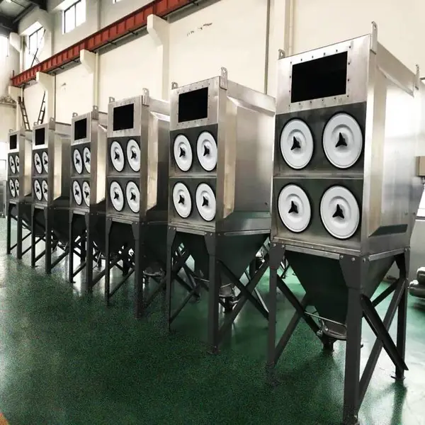 不锈钢滤筒除尘器 滤芯除尘器 工厂小型粉尘收集处理设备
