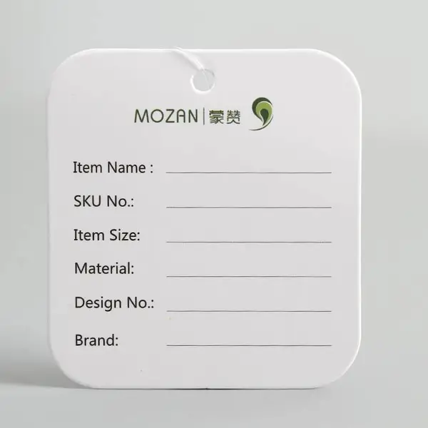 服装吊牌 衣服标签 服饰合格证 单张合格证