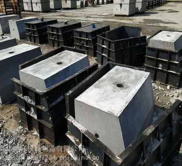 保定独立基础墩模具和光伏水泥墩模具加工制作 翰轩钢模 好模具