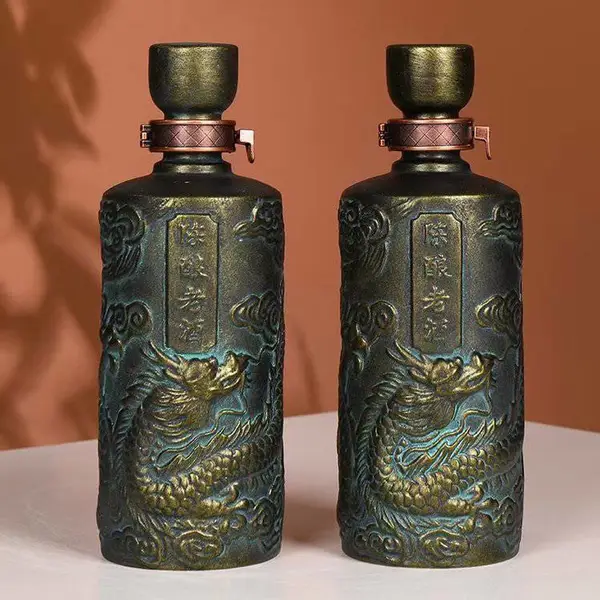 �ִ�ϸ���ܷ��մɾ�ƿ1��750ml ����ͼװ�ξƹ޴����