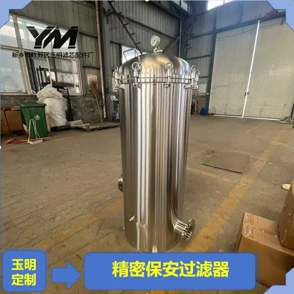 玉明过滤双联切换保安精密过滤装置 连续产水纯水站案例 不停机更换滤芯