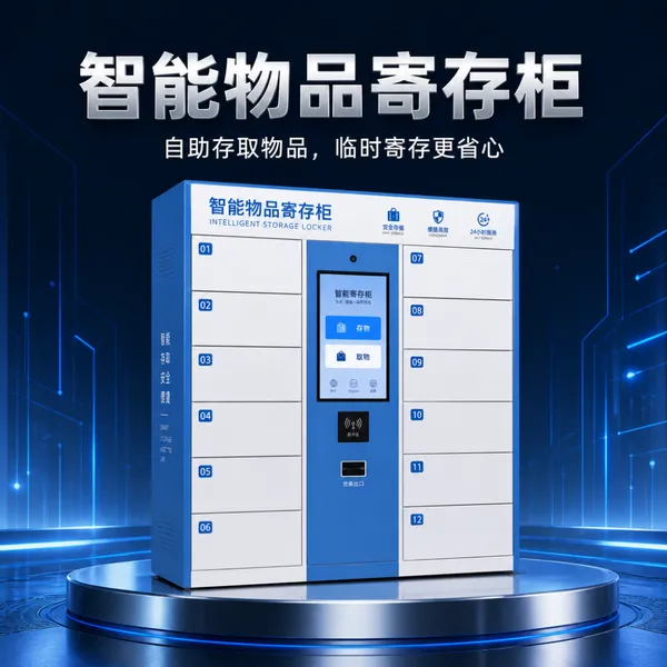 智能物品寄存柜 景区车站自助存包柜 扫码刷卡自助寄存